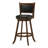 Caesare Swivel Stool in Brown and Black-124856159