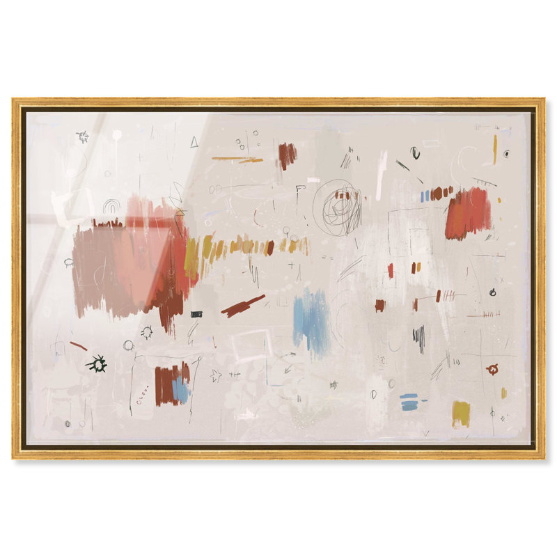 Expression Wall High-Gloss Frameless Acrylic Glass Wall Art Abstract Print by Oliver Gal, Ready to Hang, 15 x 10, 21"H x 31"W