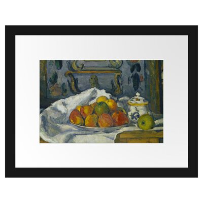 Gerahmter Kunstdruck Apple Plate von Paul Cezanne