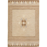 Vintage One-of-a-Kind Rectangle 4'4" X 6'9" Area Rug