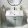 KRAUS Elavo. Rectangular Porcelain Ceramic Undermount Bathroom Sink In White With Overflow Drain, KCU-244