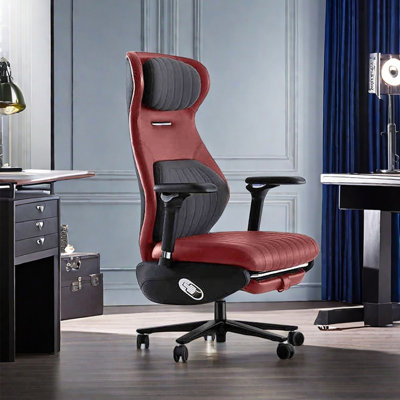 Ergonomic Office Chair with Adjustable Headrest