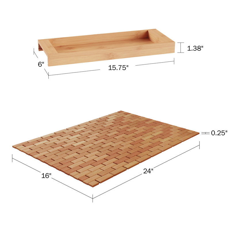 Arthi Rayon from Bamboo Non-Slip Shower mat