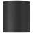 Bongo 5CCT LED Flush Mount - 6"H - Black Finish-1033178256