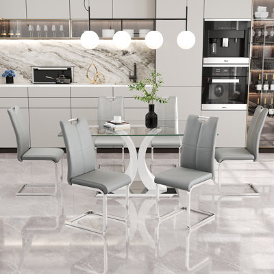 Klinges Pedestal Dining Set