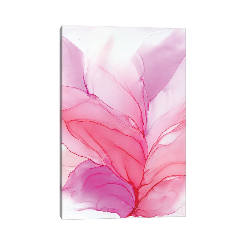 Pink Bloom - Wrapped Canvas Art Prints - Wrapped Canvas Gallery-Wrapped Canvas Giclée, 30.48cm H x 20.32cm W