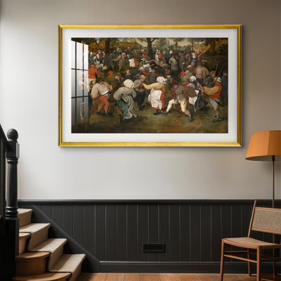 La Danse de noces, vers 1566 - Pieter Bruegel l'Ancien - Estampe encadrée sur mesure
