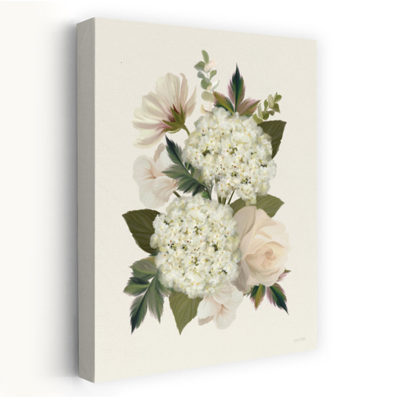 Art hortensia héritage contemporain, H 48 po x l 32 po