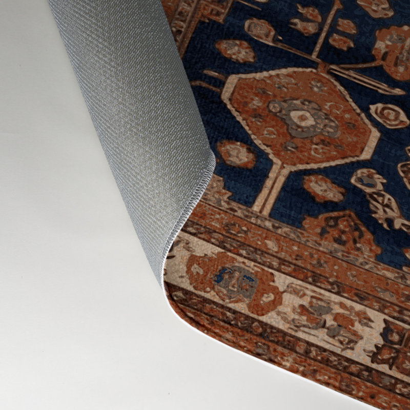 Turkish Brown Indoor and Outdoor Area Rug, Rectangle 9' x 12'