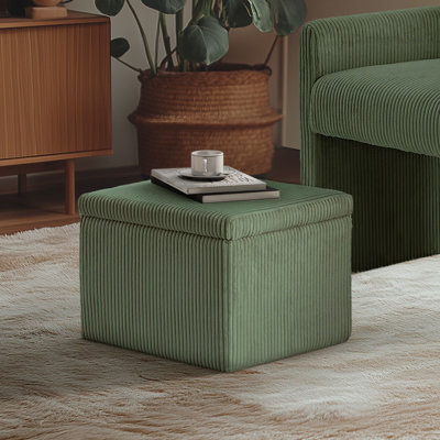 Upholstered Storage Ottoman