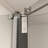 36'' W x 36'' D x 72'' H Frameless Corner Shower Enclosure, Neo-Angle Shower Door with 1/4" (6mm) Clear Tempered Glass, Pivot Shower Enclosure with Explosion-Proof Film and Nano Coating in Chrome Finish,Reversible Installation-98671808
