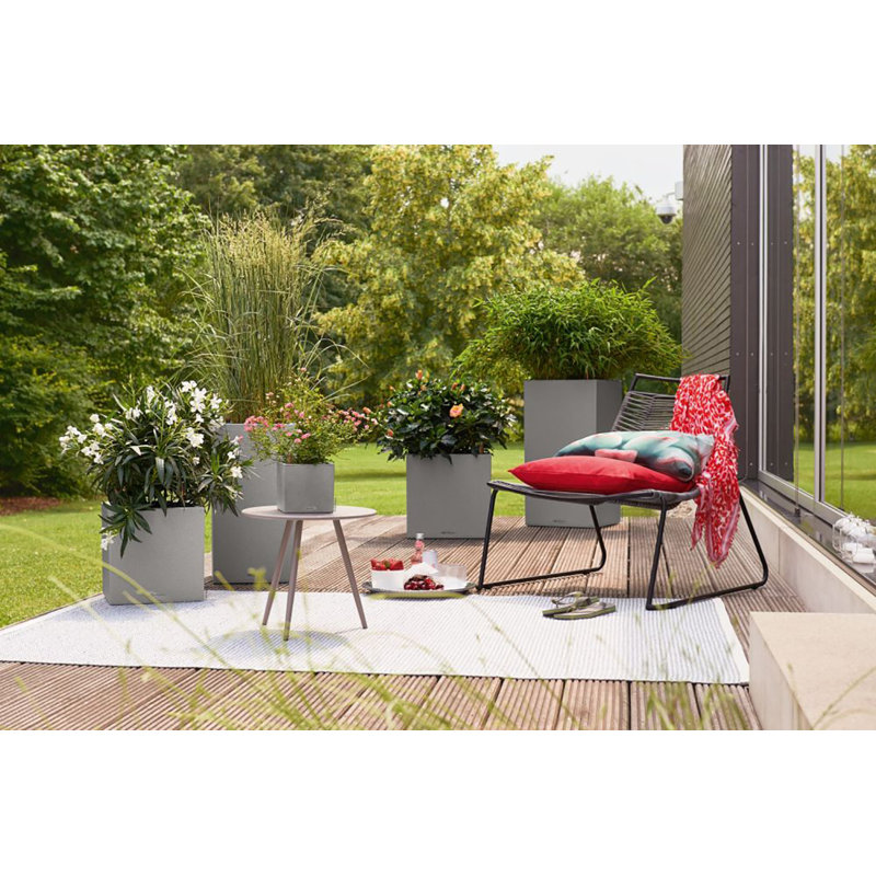 Canto Pot Planter, Stone Grey