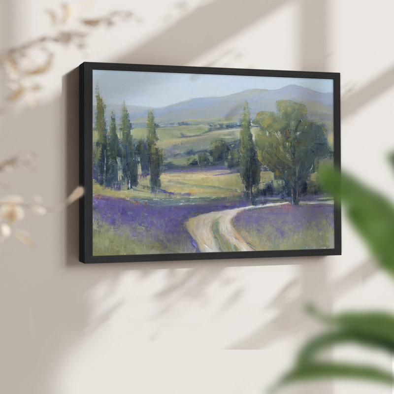 Lavender Meadow II -Framed Print - Restickable