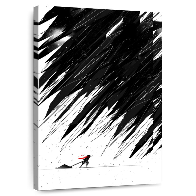 Tempête géométrique, H 39 po x l 26 po