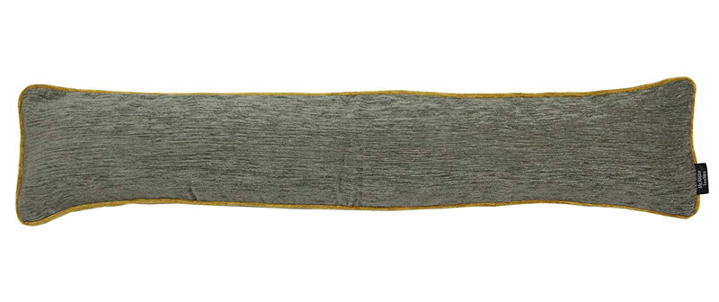 Alston Fabric Draught Excluder, Grey/Ochre