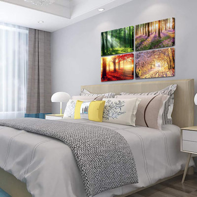4 Piece Wrapped Canvas Print