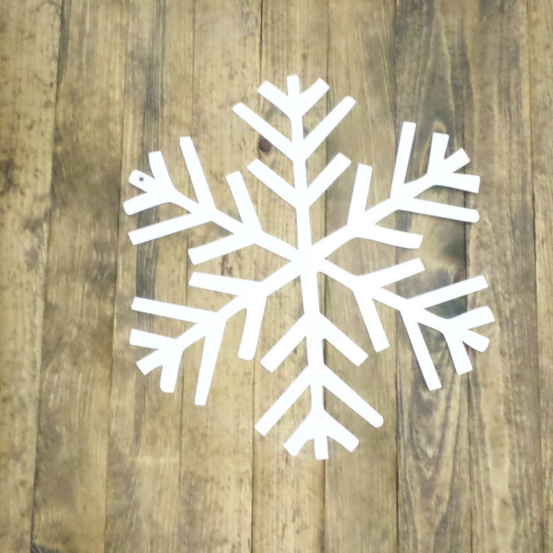 Snowflake Stem Wall Décor, 20" H x 20" W x 0.06" D