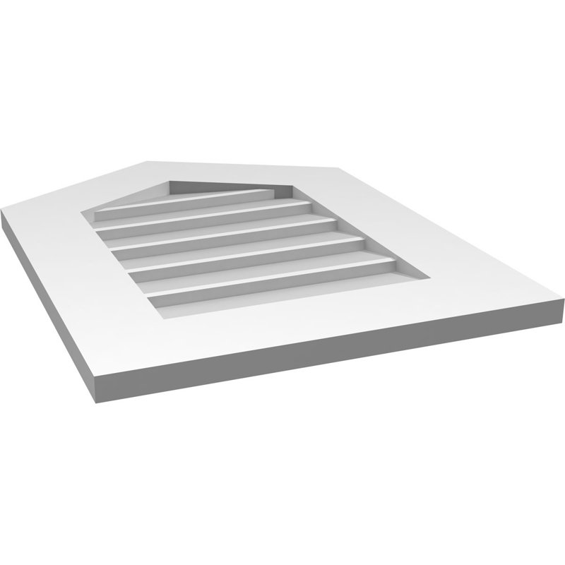 Ventilateur à pignon en uréthane non-fonctionnel Signature, H 24 po x l 18 po x P 1 po