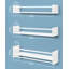 Natural Wood Nursery Floating Shelves Set of 3 with Towel Bar 23in Wall Mounted Organiser for Child's Room-1794497273-1794497274