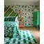 Hand Tufted Wool Geometric Area Rug in Emerald/Aquamarine-1774272458