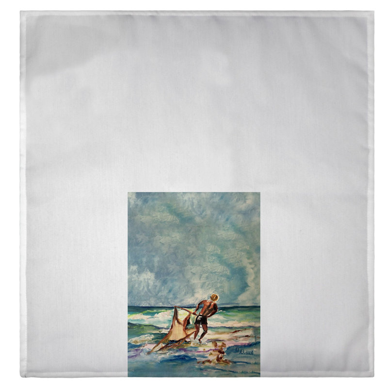 Serviette d'invité filet de pêche