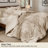 Bedsure Tufted Boho California King Comforter Set – 3-Piece Khaki Shabby Bedding，Farmhouse Jacquard Bed Set with Embroidery, All-Season Softness for Cozy Bedrooms & Boho-Chic Gifts-105490874-105490880
