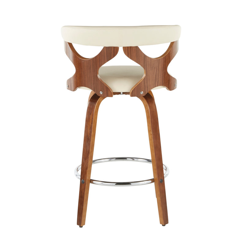 Contemporary Counter Stool, Brun