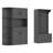 Multifunctional left-right combination hall cabinet (can be used separately) with storage and 4 hooks, storage cabinet/ hall tree 2 in 1 for living room-1970960385
