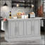 Versatile Rolling Kitchen Island Cart With 2 Drawers, Spice, Knife, And Towel Racks For Enhanced Organization
