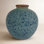 Dolohov Round Terracotta Vase with Transferware Pattern