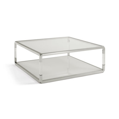 Abubakary Glass Top Coffee Table