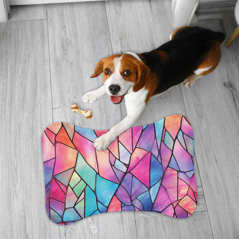 Artistic Mosaics - Tapis d'alimentation en os 1 pièce, Moyen (18 po)