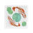 Koi Coral Acrylic Square Decorative Tray-121427311