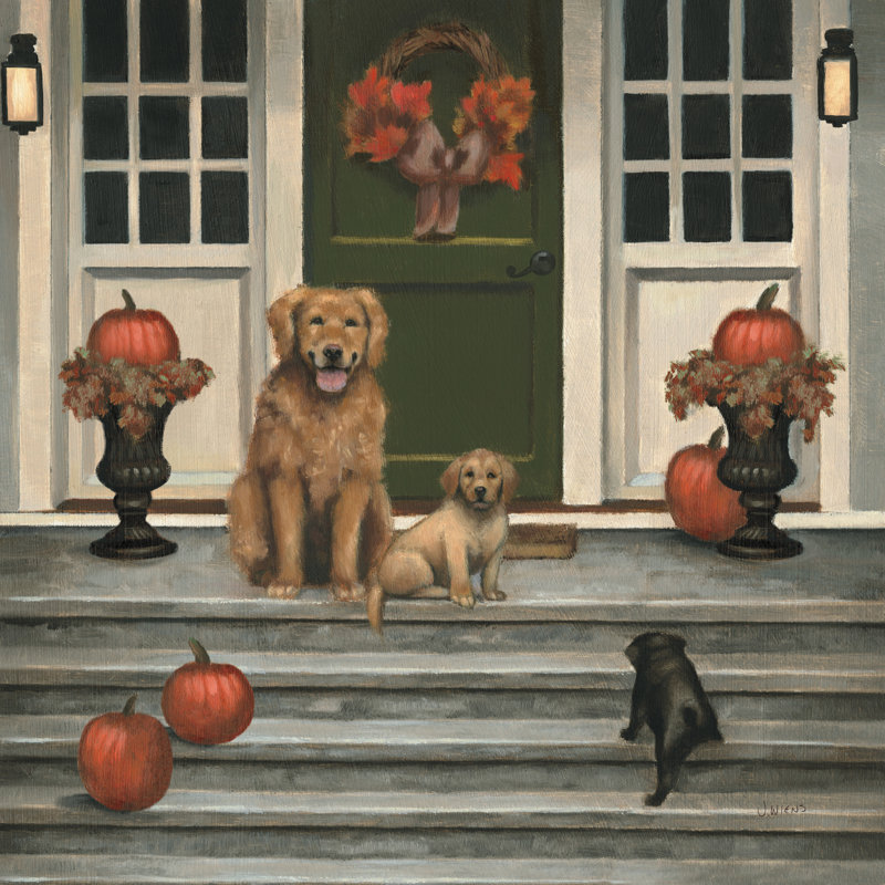 " Home Welcoming " by James Wiens, No, 12" H x 12" W, Wrapped Canvas