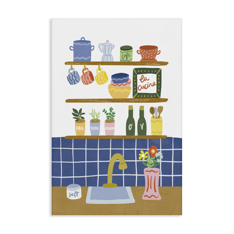 Étagère à épices Italian Kitchen, par Amanda Houston, H 45 po x l 30 po