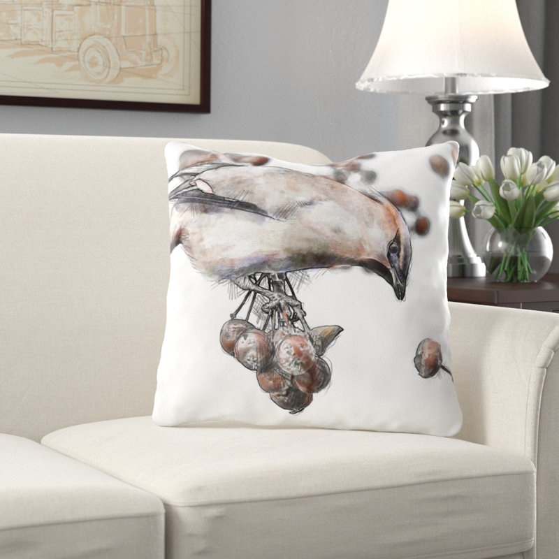 Housse et insert de coussin extérieur carré Alexander Bird, Microsuède, Intérieur