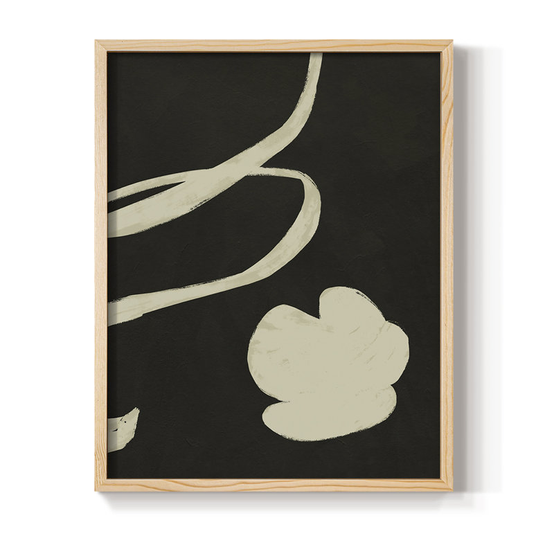 Neutral Spring I Framed Print - Solid Wood, Natural, 30" H x 24" W