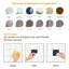Metallic Self Adhesive Tile Stickers 15cm x 15cm-119955006