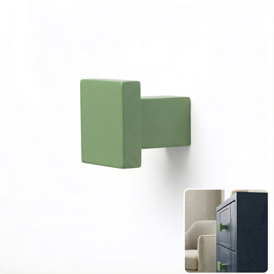 ROUS Hardware Art Deco Square Knob