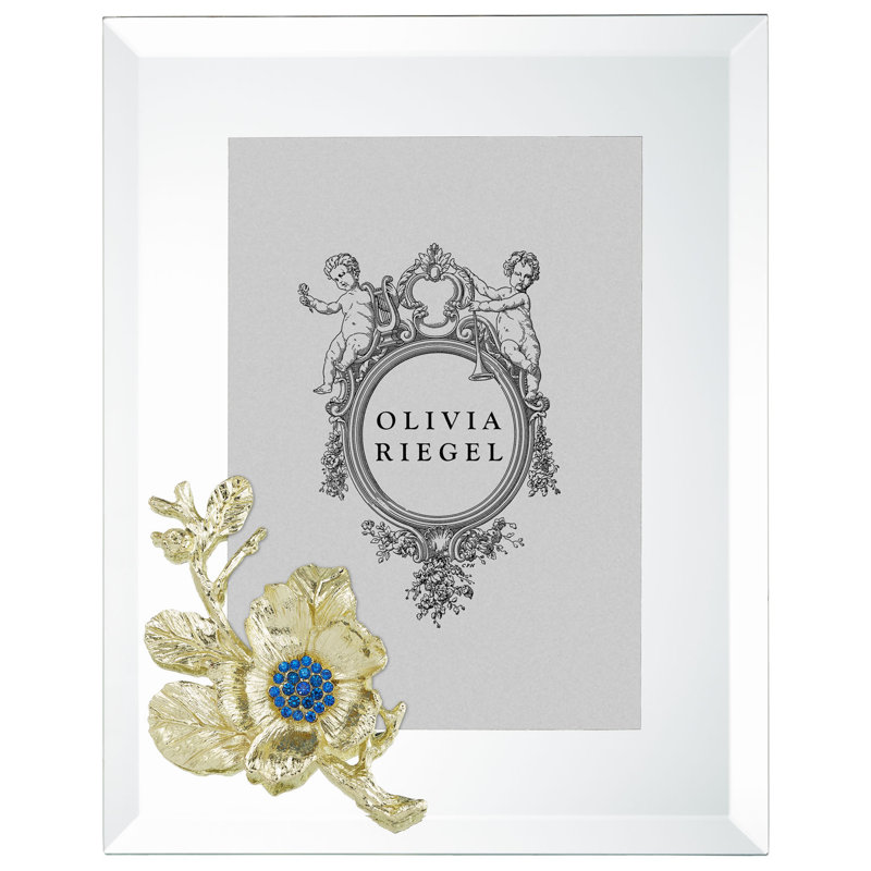 Botanica Glass Picture Frame, Gold
