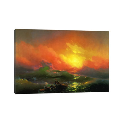 The Ninth Wave by Ivan Aivazovsky - Wrapped Canvas Print