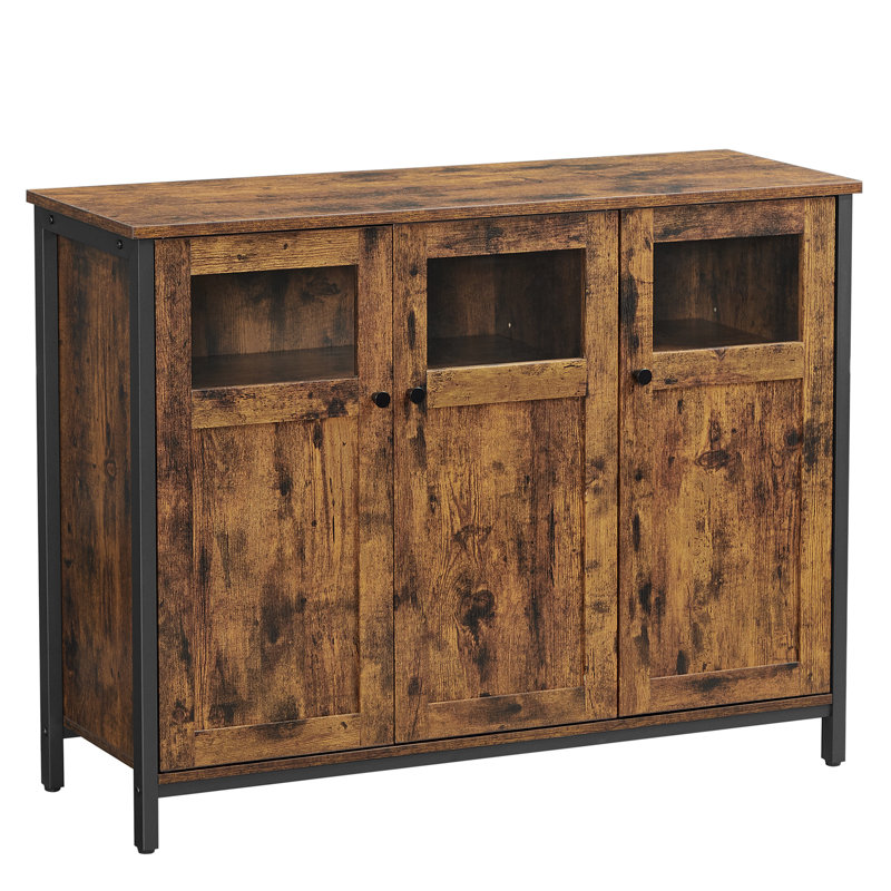 Adisynne 100cm Sideboard, Rustic Brown/Black