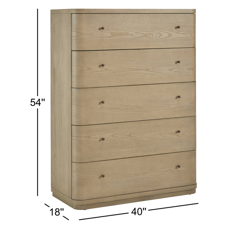 Commode 5 tiroirs Lucie