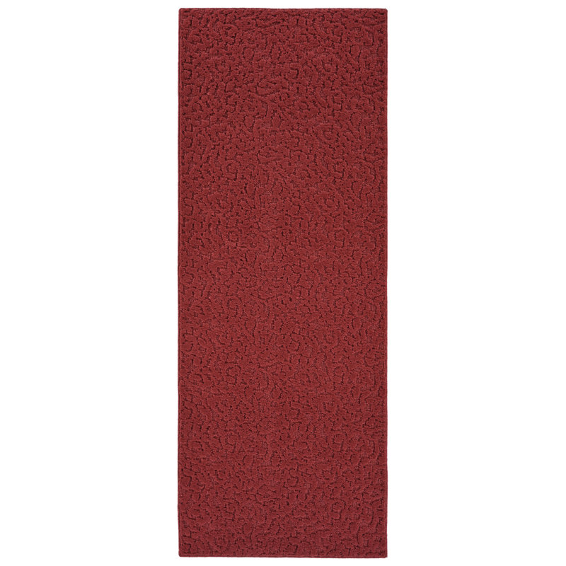 Tapis rouge lierre Garland 3 pi x 8 pi Garland, Tapis de couloir 3 pi x 8 pi