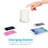 USB Lamp with 4 Fast Charging Ports and Touch Control Bedside Dimmable Nightstand Night Light