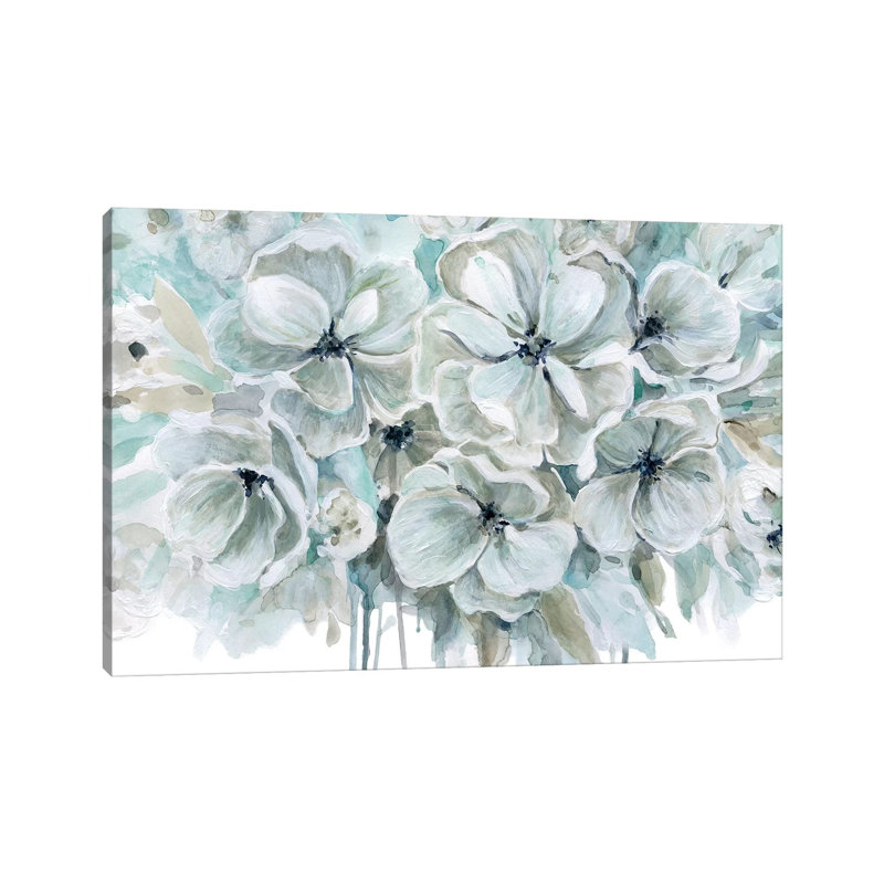 Teal Harmony I by Domonique Brown - Painting on Canvas, 101.6 cm H x 66.04 cm W x 1.91 cm D, Wrapped Canvas
