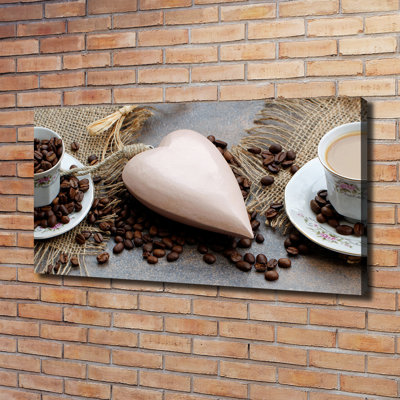 Coffee With Milk - No Frame Print on Canvas