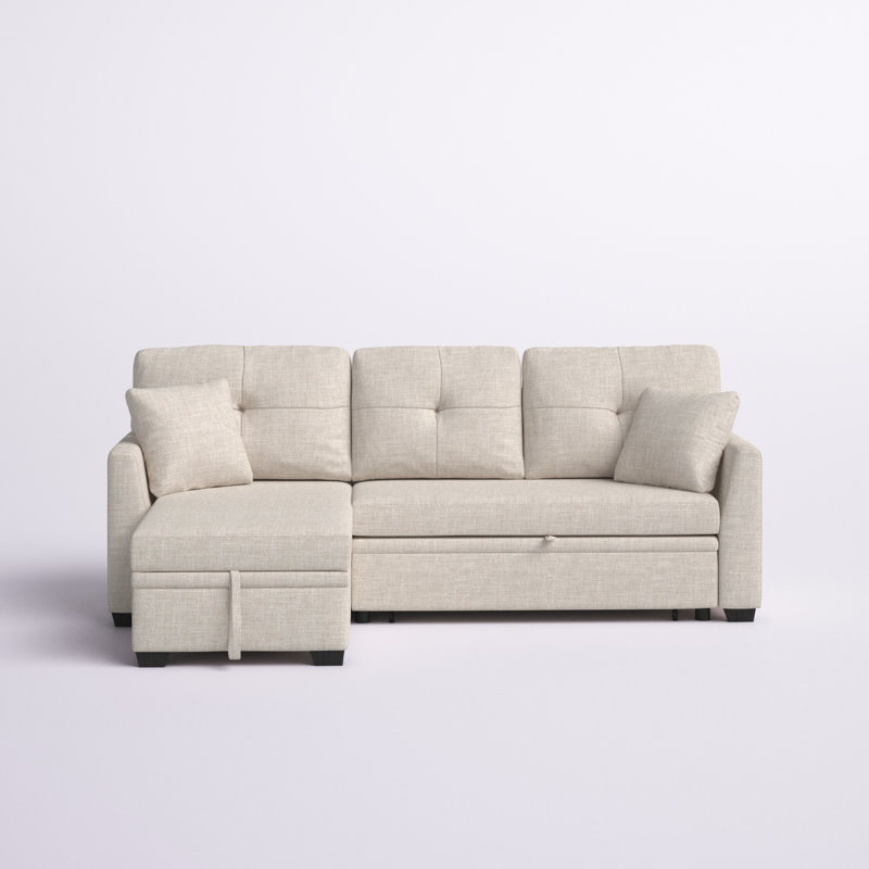 Wade Logan® Areebe 3 - Piece Upholstered Sectional & Reviews | Wayfair