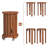 Stackable Round Stools Set