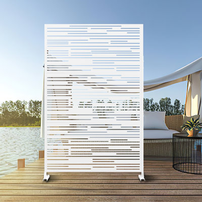 6 ft. H x 4 ft. W Metal Privacy Screen by MAYEERTY